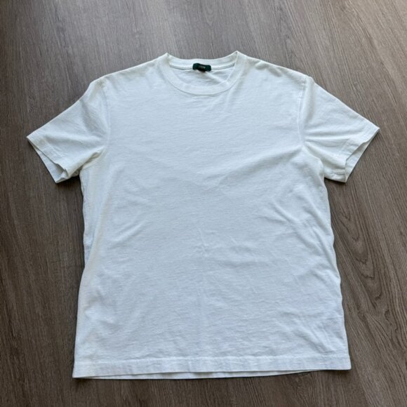 J Crew Premium Cotton White Tee - Picture 1 of 2